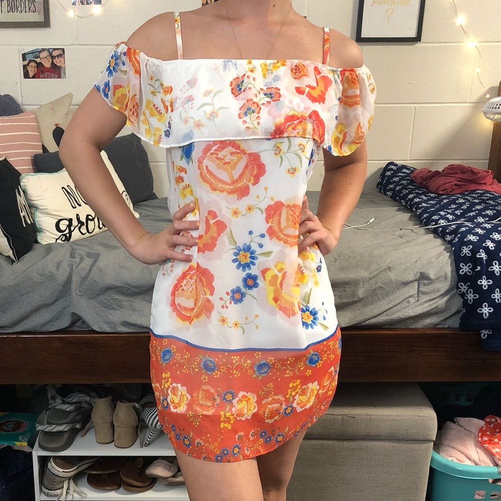 Off the shoulder dress